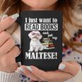 Cute Glasses Read Books & Pet My Maltese Lover Graphic Print Coffee Mug Unique Gifts Cute Glasses Read Books & Pet My Maltese Lover Graphic Print Coffee Mug Unique Gifts