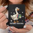 Cute Goose I Love Future Teacher Reading Books Graphic Print Coffee Mug Unique Gifts
