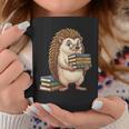 Cute Hedgehog Classics Stories Knowledge Fiction Reading Graphic Print Coffee Mug Unique Gifts