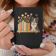 Cute Kawaii Border Collie Dog Books Flowers Graphic Print Coffee Mug Unique Gifts Cute Kawaii Border Collie Dog Books Flowers Graphic Print Coffee Mug Unique Gifts