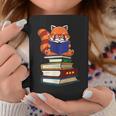 Cute Kawaii Kids Reading Books Glasses Red Panda Lover Graphic Print Coffee Mug Unique Gifts Cute Kawaii Kids Reading Books Glasses Red Panda Lover Graphic Print Coffee Mug Unique Gifts