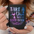 Cute Mermaid Librarian Teacher Dive Into A Good Book Reading Graphic Print Coffee Mug Unique Gifts Cute Mermaid Librarian Teacher Dive Into A Good Book Reading Graphic Print Coffee Mug Unique Gifts