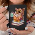 Cute Owl Reading Book And Drinking Tea Reading Rat Bookworm Graphic Print Coffee Mug Unique Gifts Cute Owl Reading Book And Drinking Tea Reading Rat Bookworm Graphic Print Coffee Mug Unique Gifts