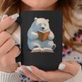 Cute Polar Bear Is Reading a Book Reading Polar Bear Graphic Print Coffee Mug Unique Gifts Cute Polar Bear Is Reading a Book Reading Polar Bear Graphic Print Coffee Mug Unique Gifts