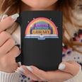 Cute Reading Book Lover Support Your Local Library Rainbow Graphic Print Coffee Mug Unique Gifts