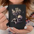 Dark Academia Aesthetic Gothic Book Candle Skull Red Rose Graphic Print Coffee Mug Unique Gifts Dark Academia Aesthetic Gothic Book Candle Skull Red Rose Graphic Print Coffee Mug Unique Gifts