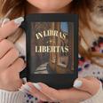 Dark Academia Aesthetic In Libras Libertas Book Lover Latin Graphic Print Coffee Mug Unique Gifts