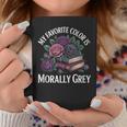 Dark Romance Book Lovers Quote Favorite Color Morally Grey Graphic Print Coffee Mug Unique Gifts Dark Romance Book Lovers Quote Favorite Color Morally Grey Graphic Print Coffee Mug Unique Gifts