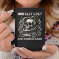 Dark Romance Book Villain Morally Grey Is My Favorite Color Graphic Print Coffee Mug Unique Gifts