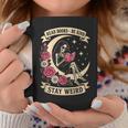 Dark Romance Read Books Be Kind Stay Weird Reading Skeleton Graphic Print Coffee Mug Unique Gifts