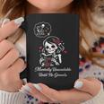 Dark Romance Skeleton Costume Woman Pajama Book Reading Graphic Print Coffee Mug Unique Gifts