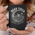 Dead Tired Still Awake Skeleton Moon Reading Graphic Print Coffee Mug Unique Gifts Dead Tired Still Awake Skeleton Moon Reading Graphic Print Coffee Mug Unique Gifts