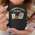 I Deserve A Little Treat Coffee Cookie Snack Book Romance Graphic Print Coffee Mug Unique Gifts