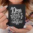 Dogs Books & Coffee Puppy Dog Coffee Book Lover Graphic Print Coffee Mug Unique Gifts Dogs Books & Coffee Puppy Dog Coffee Book Lover Graphic Print Coffee Mug Unique Gifts