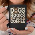 Dogs Books And Coffee Graphic Print Coffee Mug Unique Gifts