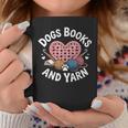 Dogs Books And Yarn Crocheting Graphic Print Coffee Mug Unique Gifts Dogs Books And Yarn Crocheting Graphic Print Coffee Mug Unique Gifts