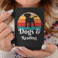 Dogs And Reading Books Graphic Print Coffee Mug Unique Gifts