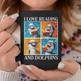 Dolphin Love Reading And Dolphins Child Book Lover Graphic Print Coffee Mug Unique Gifts Dolphin Love Reading And Dolphins Child Book Lover Graphic Print Coffee Mug Unique Gifts