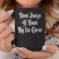 Don’t Judge a Book By Its Cover Tattoo Graphic Print Coffee Mug Unique Gifts