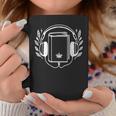 Easily Distracted By Audiobooks Book Lover Graphic Print Coffee Mug Unique Gifts