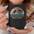 Easily Distracted By Birds & Books Retro Birding Bird Graphic Print Coffee Mug Unique Gifts Easily Distracted By Birds & Books Retro Birding Bird Graphic Print Coffee Mug Unique Gifts