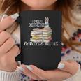 Easily Distracted By Books And Bunnies Graphic Print Coffee Mug Unique Gifts