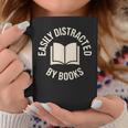 Easily Distracted By Books Reading Graphic Print Coffee Mug Unique Gifts Easily Distracted By Books Reading Graphic Print Coffee Mug Unique Gifts