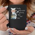 Easily Distracted By Books Wine And Cats Lover Graphic Print Coffee Mug Unique Gifts Easily Distracted By Books Wine And Cats Lover Graphic Print Coffee Mug Unique Gifts