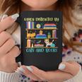 Easily Distracted By Cats And Books Cat Book Lovers Bookworm Graphic Print Coffee Mug Unique Gifts Easily Distracted By Cats And Books Cat Book Lovers Bookworm Graphic Print Coffee Mug Unique Gifts
