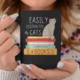Easily Distracted Cats And Books Cat Lovers For Men Women Kids Graphic Print Coffee Mug Unique Gifts Easily Distracted Cats And Books Cat Lovers For Men Women Kids Graphic Print Coffee Mug Unique Gifts