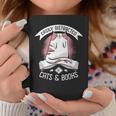 Easily Distracted By Cats And Books Men Cat Book Lover Graphic Print Coffee Mug Unique Gifts Easily Distracted By Cats And Books Men Cat Book Lover Graphic Print Coffee Mug Unique Gifts