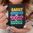 Easily Distracted By Dogs & Books Kawaii Dog & Book Lover Graphic Print Coffee Mug Unique Gifts Easily Distracted By Dogs & Books Kawaii Dog & Book Lover Graphic Print Coffee Mug Unique Gifts