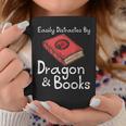 Easily Distracted By Dragon & Book Nerds Dragon Lover Girls Graphic Print Coffee Mug Unique Gifts Easily Distracted By Dragon & Book Nerds Dragon Lover Girls Graphic Print Coffee Mug Unique Gifts