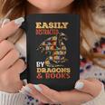 Easily Distracted By Dragons And Books Dragon Lover Mythical Graphic Print Coffee Mug Unique Gifts Easily Distracted By Dragons And Books Dragon Lover Mythical Graphic Print Coffee Mug Unique Gifts