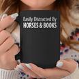 Easily Distracted By Horses & Books Graphic Print Coffee Mug Unique Gifts Easily Distracted By Horses & Books Graphic Print Coffee Mug Unique Gifts