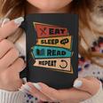 Eat Sleep Read Repeat Reading Books Reader Bookworm Graphic Print Coffee Mug Unique Gifts Eat Sleep Read Repeat Reading Books Reader Bookworm Graphic Print Coffee Mug Unique Gifts