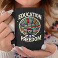 Education Is Freedom Knowledge Power MotivationBook Lover Graphic Print Coffee Mug Unique Gifts Education Is Freedom Knowledge Power MotivationBook Lover Graphic Print Coffee Mug Unique Gifts
