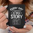 Every Day I Experience A New Story Book Reading Bookworm Graphic Print Coffee Mug Unique Gifts Every Day I Experience A New Story Book Reading Bookworm Graphic Print Coffee Mug Unique Gifts
