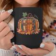 Fall Book Pumpkin Retro Reading Teacher Autumn Books Lover Graphic Print Coffee Mug Unique Gifts