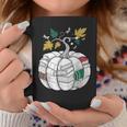 Fall Bookshelf Pumpkin Autumn Reading Graphic Print Coffee Mug Unique Gifts