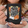 I Fall For Pumpkins Bonfires S'Mores Books Halloween Reader Graphic Print Coffee Mug Unique Gifts