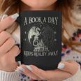 Fantasy Book Club Dragon Reader Book A Day Keep Reality Away Graphic Print Coffee Mug Unique Gifts