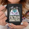Fiction Addiction Book Reader And Booklover Graphic Print Coffee Mug Unique Gifts