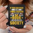 I Was Forced To Put My Book Down Book Lovers Reading Graphic Print Coffee Mug Unique Gifts