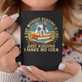 French Bulldog A Day Without Reading Is Like Book Vintage For Men Women Kids Graphic Print Coffee Mug Unique Gifts