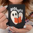 Ghost Book Reading Graphic Print Coffee Mug Unique Gifts