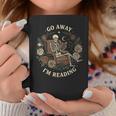 Go Away I'm Reading Librarian Skeleton Reading Book Lover Graphic Print Coffee Mug Unique Gifts Go Away I'm Reading Librarian Skeleton Reading Book Lover Graphic Print Coffee Mug Unique Gifts