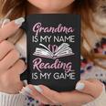 Grandma Is My Name Reading Is My Game Book Lover Graphic Print Coffee Mug Unique Gifts