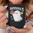 Halloween Books Librarian English Teacher Reader Reading Graphic Print Coffee Mug Unique Gifts