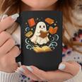 Halloween Cute Ghost Shirt Reading Books Ghost Graphic Print Coffee Mug Unique Gifts